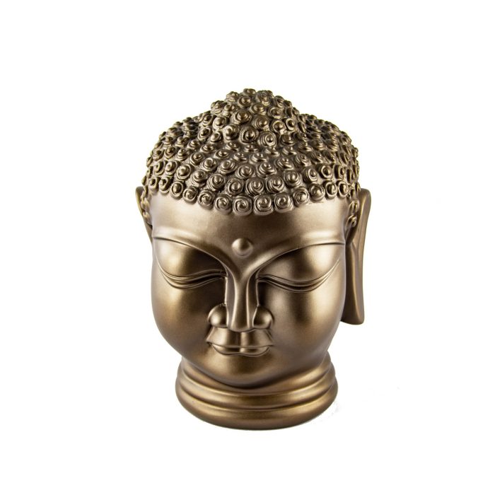 Resin Buddha Head Urn