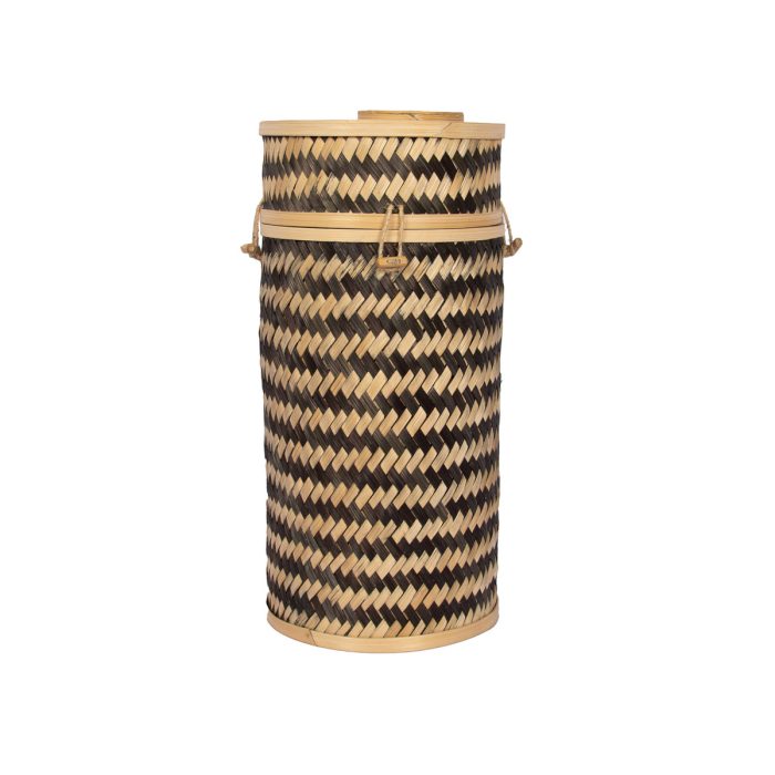 Chequered Bamboo Scatter Tube