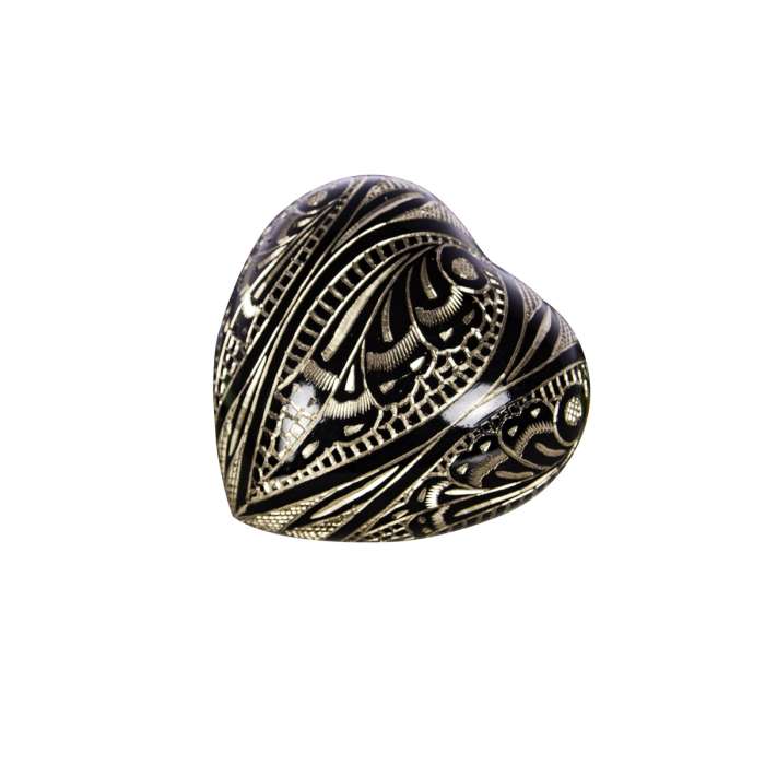 Golden Feather Heart Keepsake - Image 2