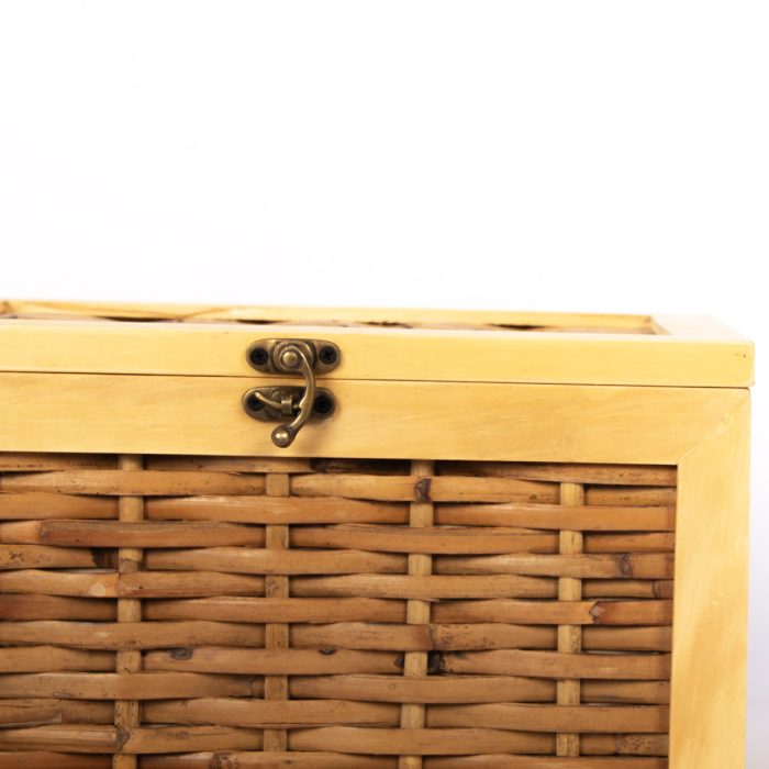 Daisy Golden Wicker Urn - Image 5