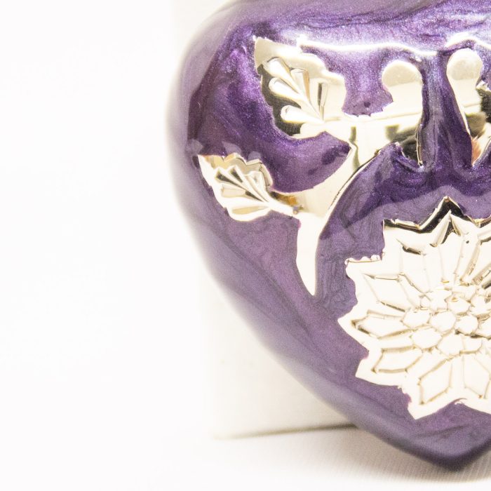 Purple Flowers Heart - Image 6