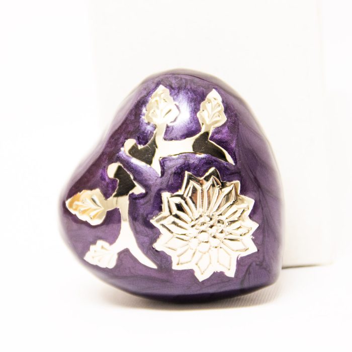 Purple Flowers Heart - Image 8