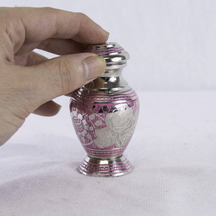 Pink Rose Mini Urn - Image 4
