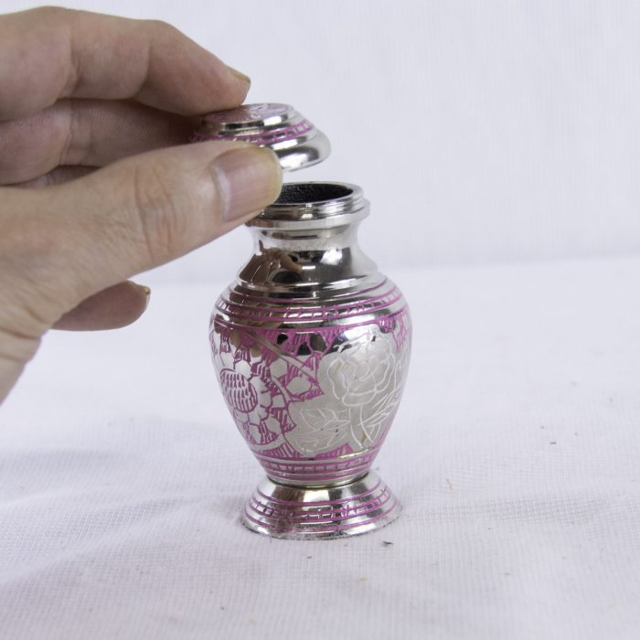 Pink Rose Mini Urn - Image 5