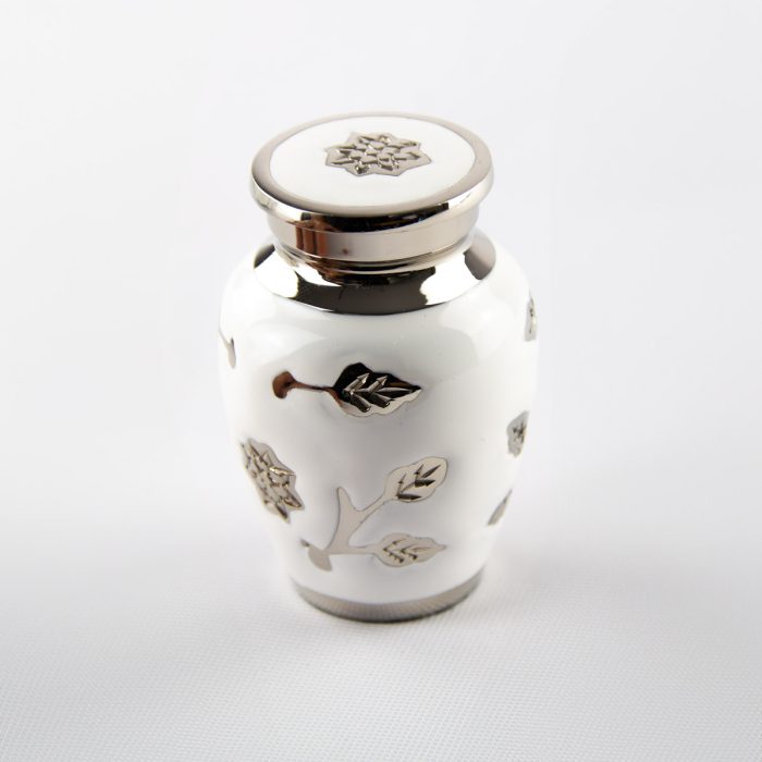 White Rose Mini Urn - Image 2