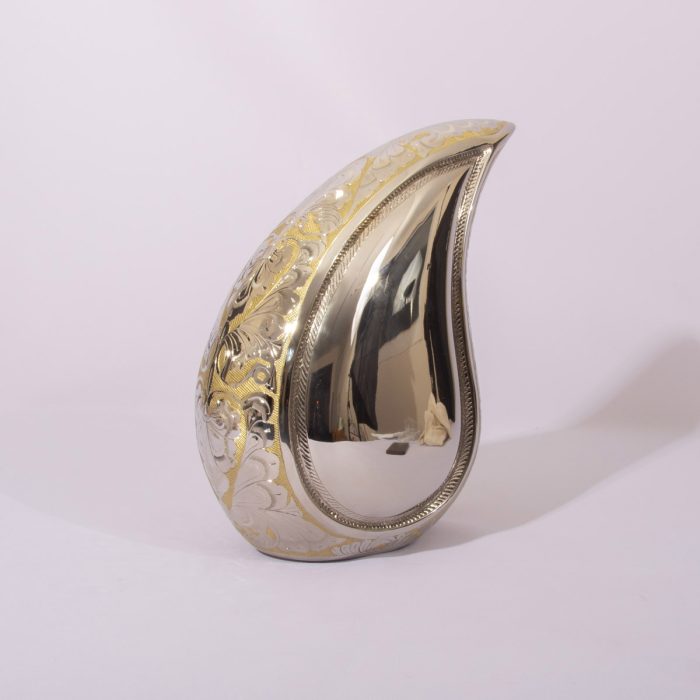 Floral Teardrop Urn - Image 2