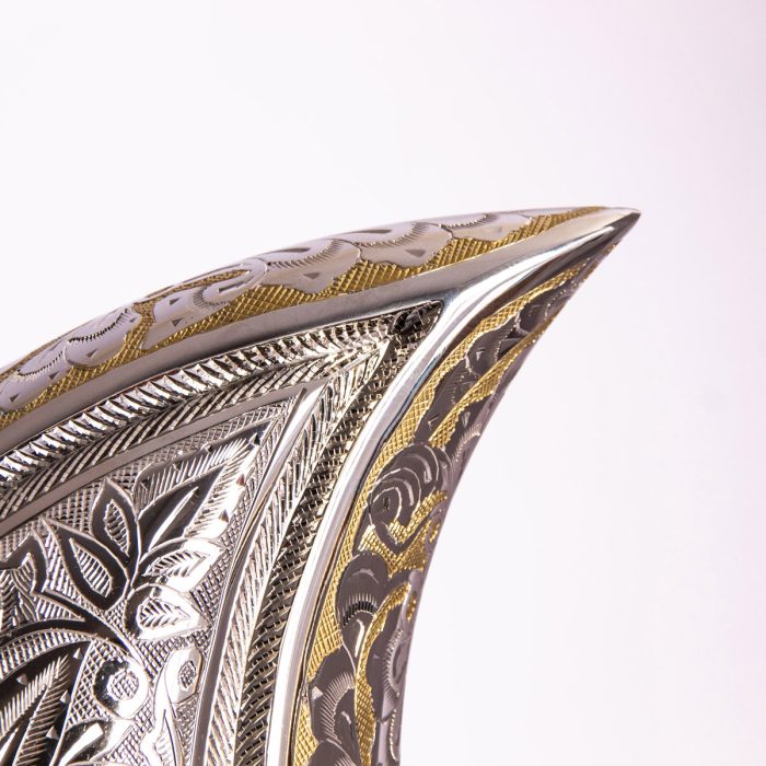 Patterned Floral Teardrop Urn - Image 3