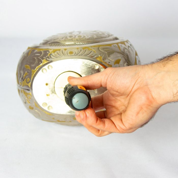 Patterned Floral Teardrop Urn - Image 5