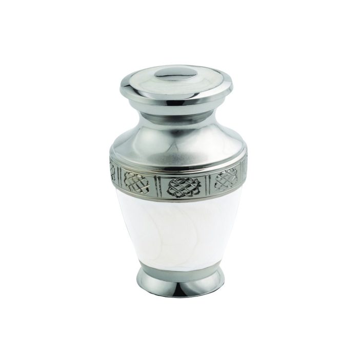 Marble White Mini Urn