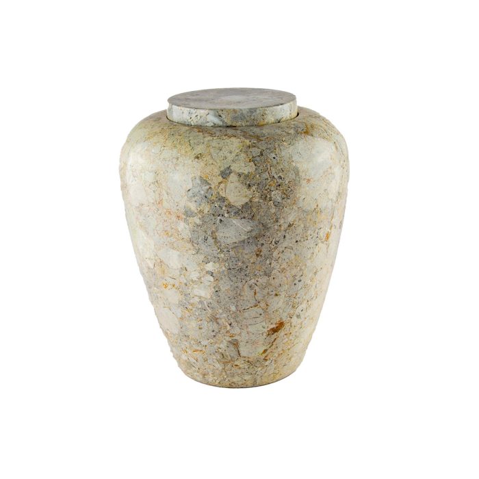 Patterned Marble Urn
