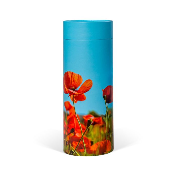 Poppy Flower Scatter Tube